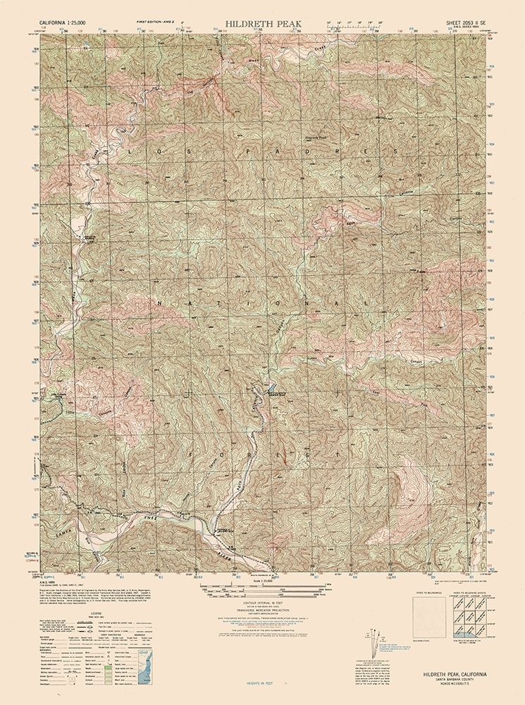 Hildreth Peak Sheet - US Army 1942 art print by US Army for $57.95 CAD