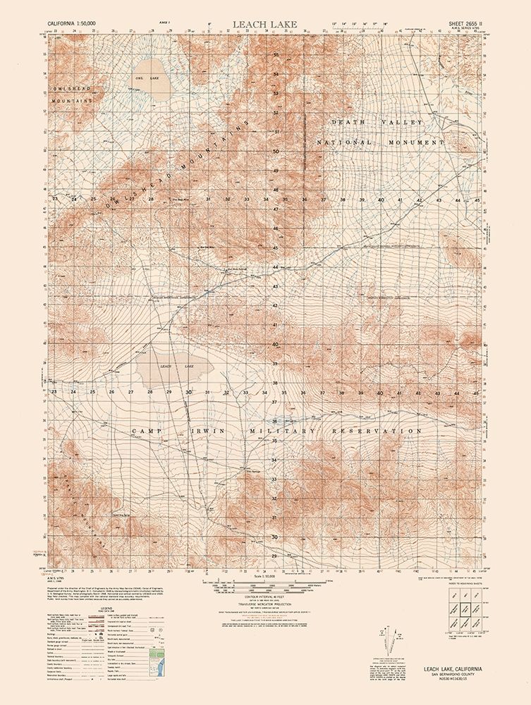 Leach Lake Sheet - US Army 1948 art print by US Army for $57.95 CAD