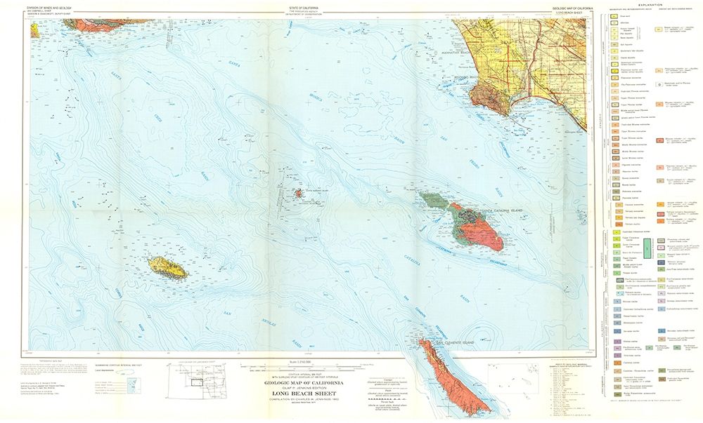 Geologic California Long Beach Sheet art print by Jennings for $57.95 CAD