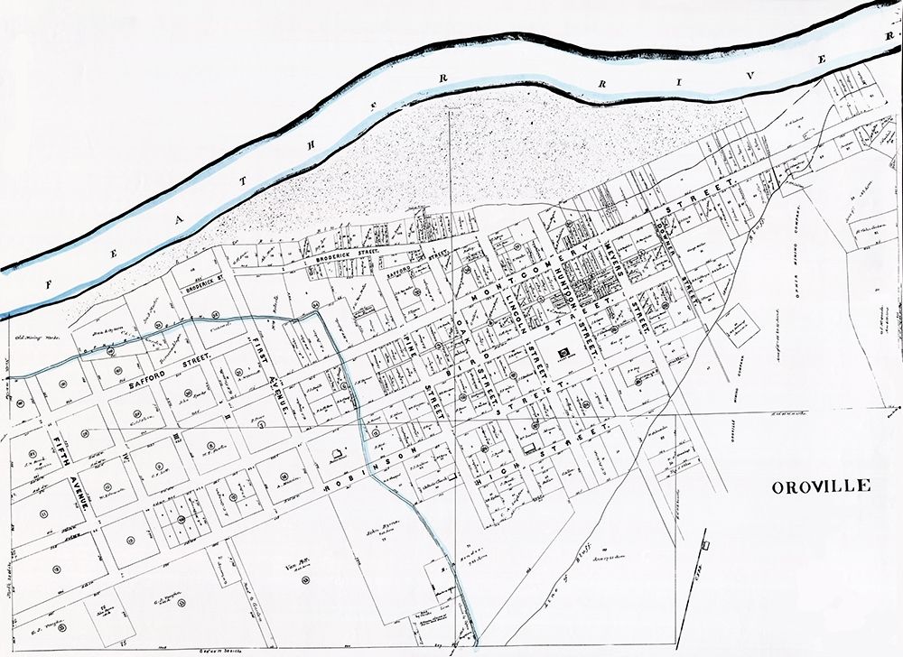 Oroville California Landowner - Edmunds 1878 art print by Edmunds for $57.95 CAD