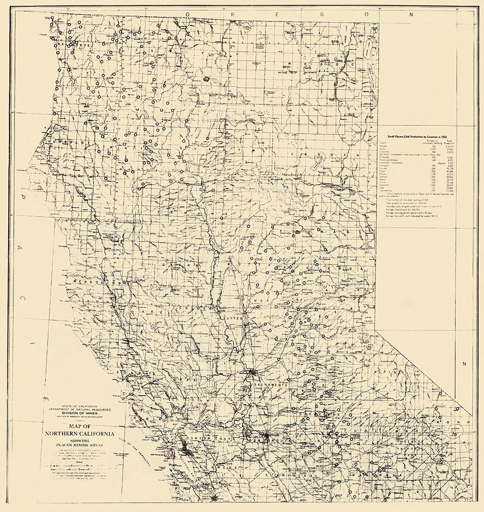 Placer Mining Areas In Northern California art print by Bradley for $57.95 CAD