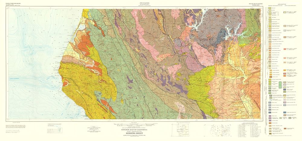Redding Sheet California Mines- Strand 1957 art print by Strand for $57.95 CAD