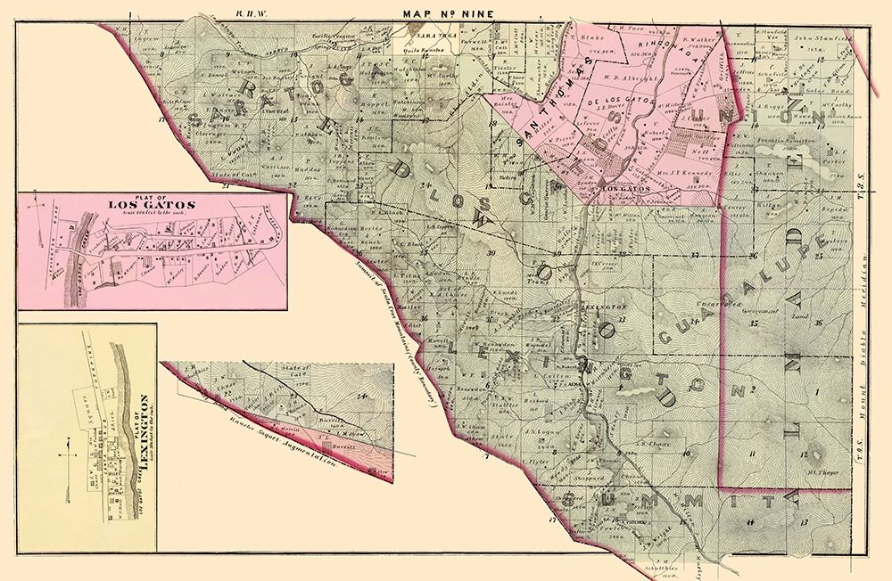 Santa Clara West Central California Landowner art print by Thomas for $57.95 CAD