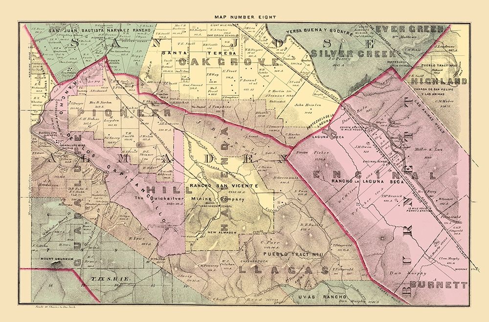 Santa Clara West Central California Landowner art print by Thomas for $57.95 CAD