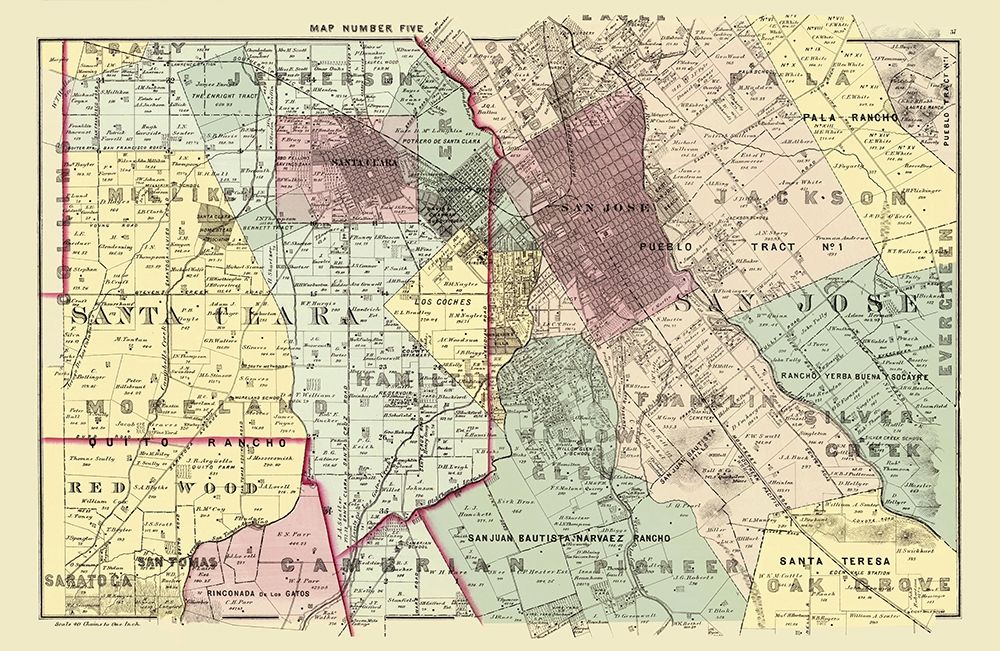 Santa Clara Northeast California Landowner art print by Thomas for $57.95 CAD