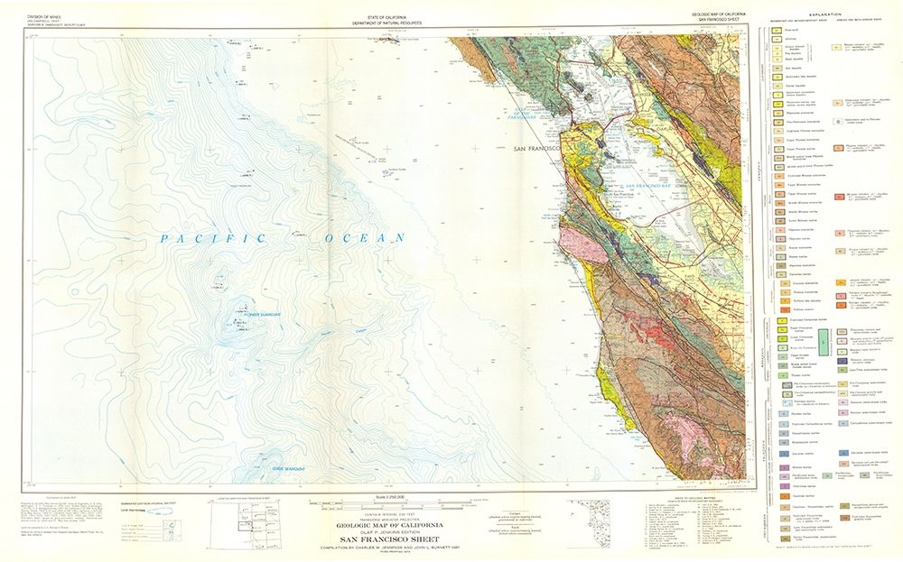 San Francisco Sheet California Mines art print by Jennings for $57.95 CAD