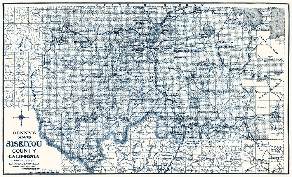 Siskiyou California - Denny 1905 art print by Denny for $57.95 CAD