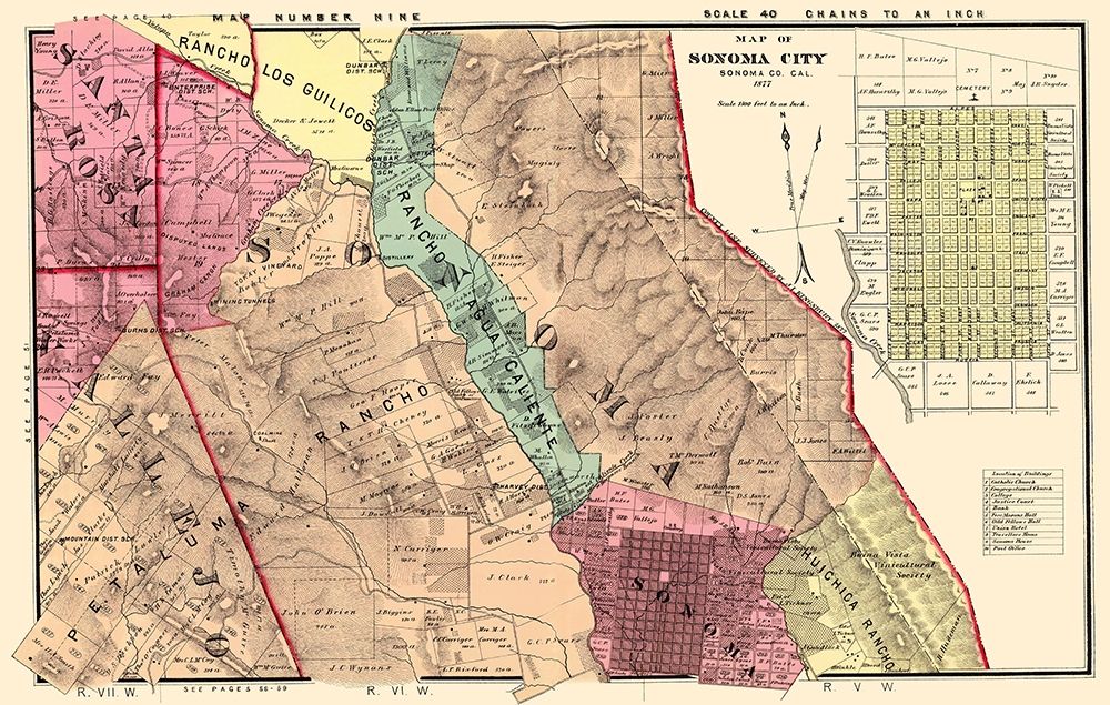 Sonoma  Southeast California Landowner art print by Thompson for $57.95 CAD