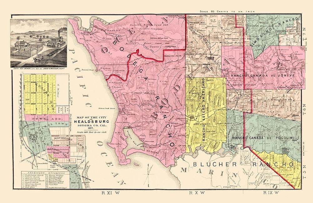 Sonoma Southwest Coastal California Landowner art print by Thompson for $57.95 CAD
