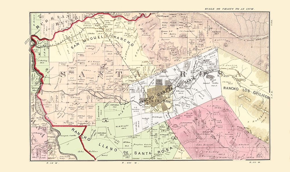 Sonoma  Central California Landowner art print by Thompson for $57.95 CAD