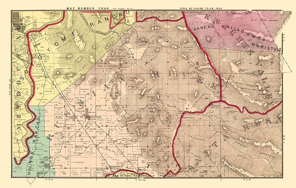 Sonoma East Central California Landowner art print by Thompson for $57.95 CAD