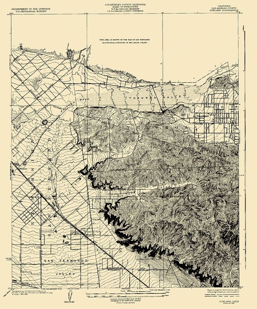 Stockton California Quad - USGS 1926 art print by USGS for $57.95 CAD