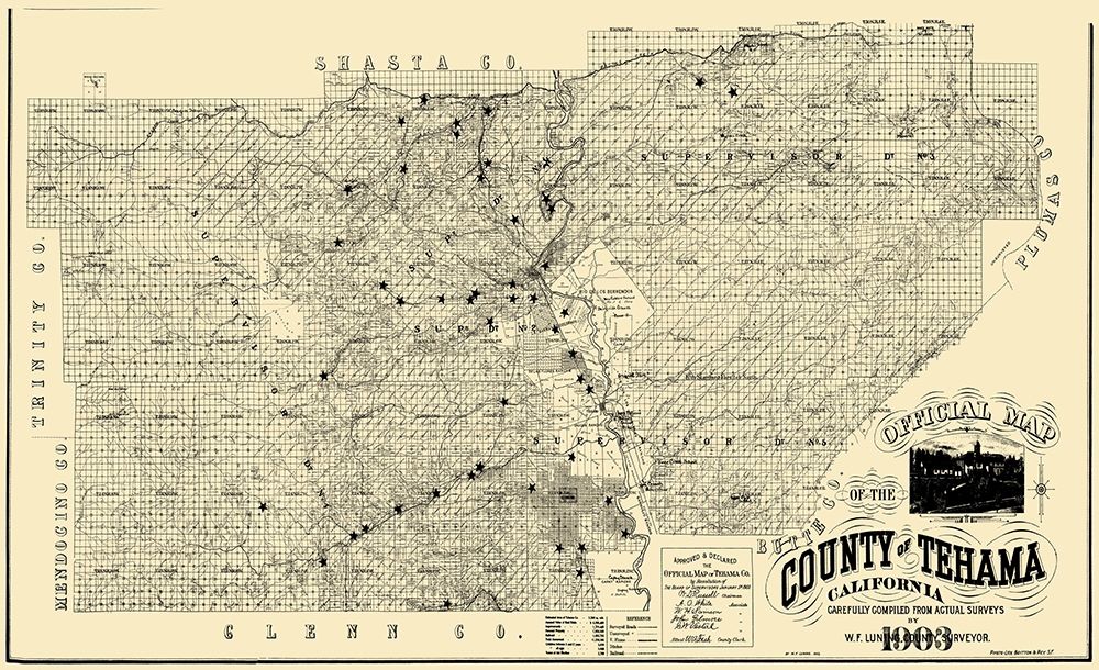 Tehama California Landowner - Luning 1903 art print by Luning for $57.95 CAD