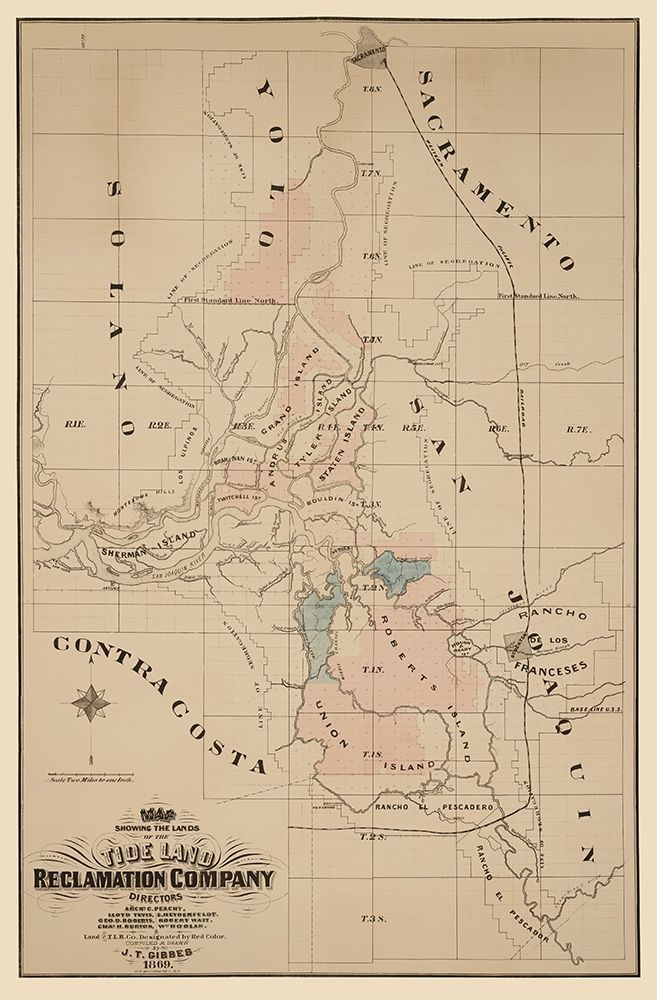 Lands of Tideland Reclamation Co California art print by Gibbes for $57.95 CAD
