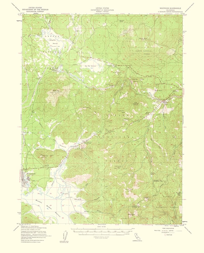 Westwood California Quad - USGS 1956 art print by USGS for $57.95 CAD