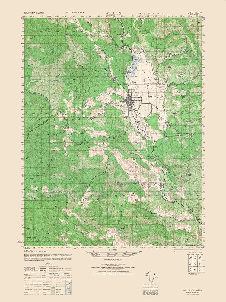Wilits Sheet - US Army 1943 art print by US Army for $57.95 CAD