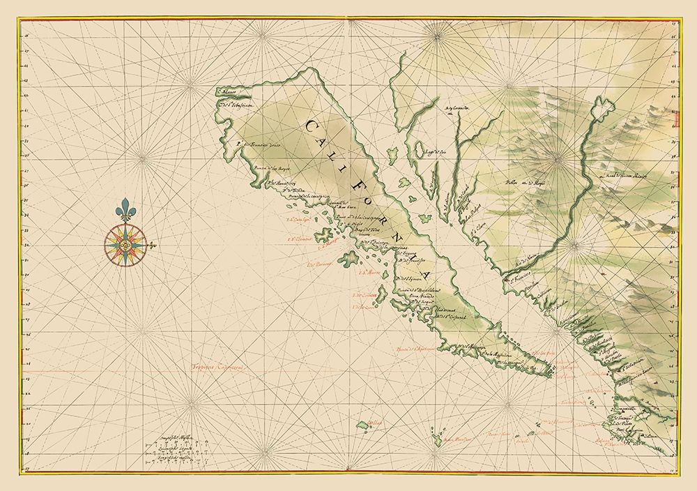 California - 1650 art print by Unknown for $57.95 CAD