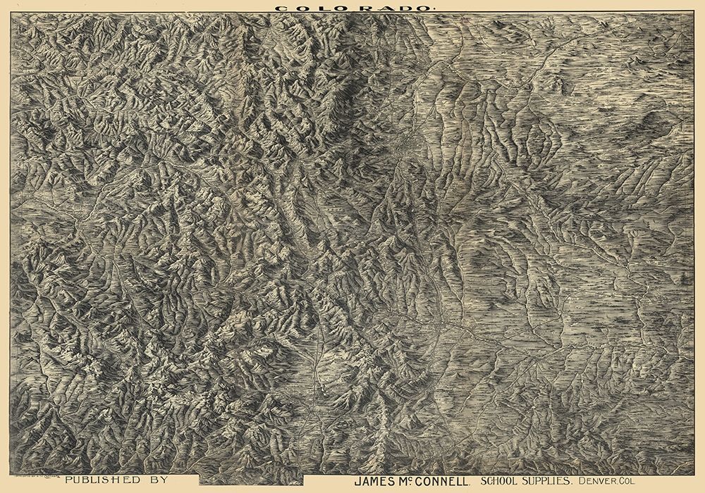 Colorado - McConnell 1894 art print by McConnell for $57.95 CAD