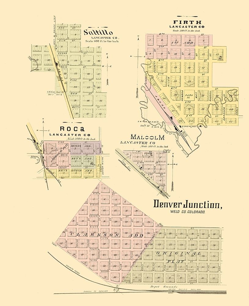 Denver, Saltillo, Roca, Malcolm, Firth Colorado art print by Everts for $57.95 CAD