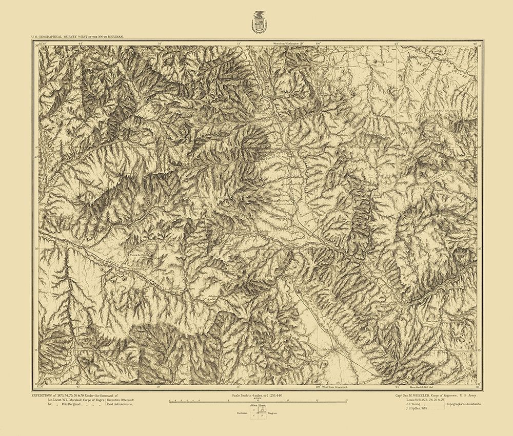 Colorado Central Colorado Sheet - US Army 1879 art print by US Army for $57.95 CAD