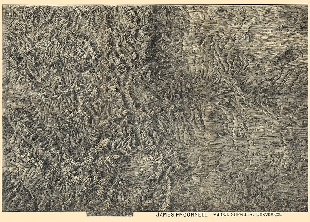 Colorado Colorado Sheet - McConnell 1894 art print by McConnell for $57.95 CAD