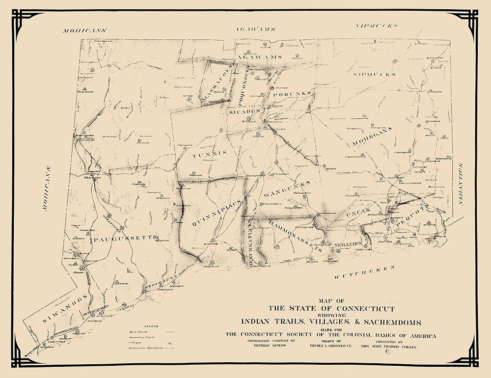 Connecticut - Griswold 1930 art print by Griswold for $57.95 CAD