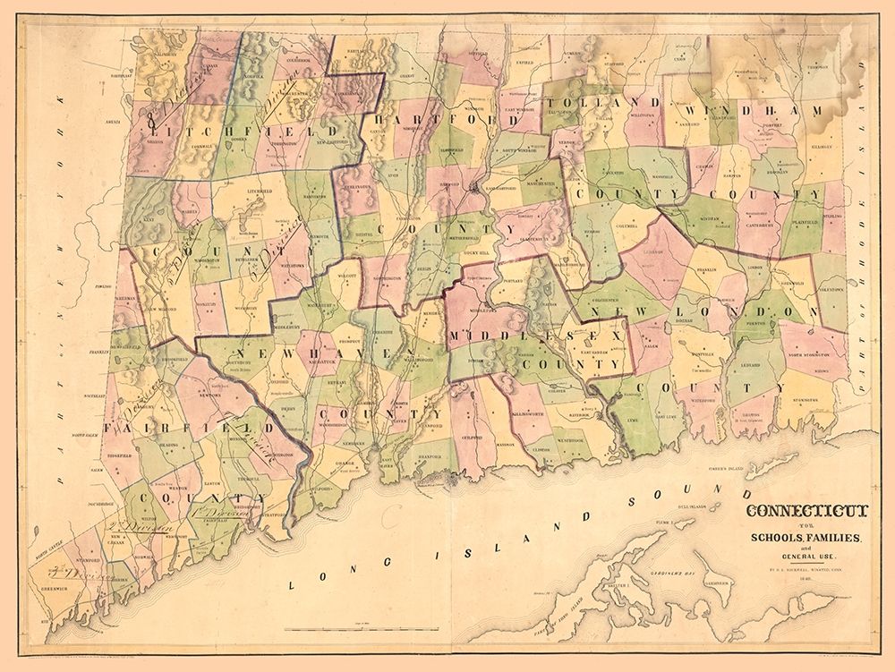 Connecticut - Rockwell 1848 art print by Rockwell for $57.95 CAD