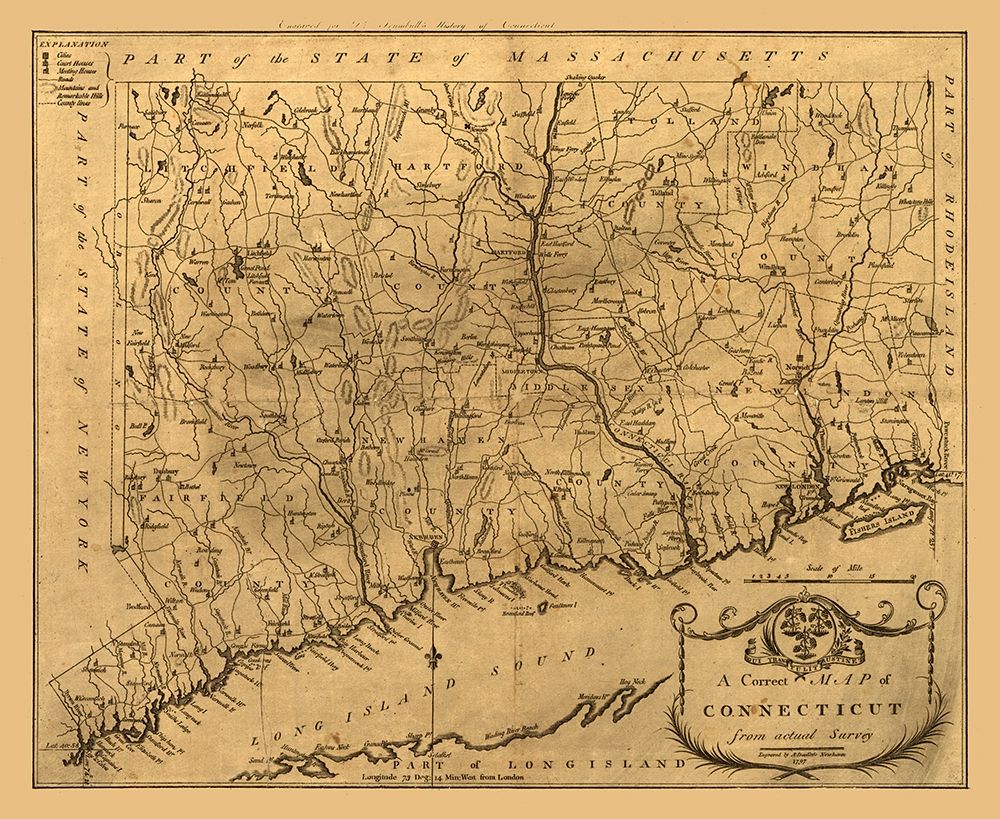 Connecticut - Newhorn 1797 art print by Newhorn for $57.95 CAD