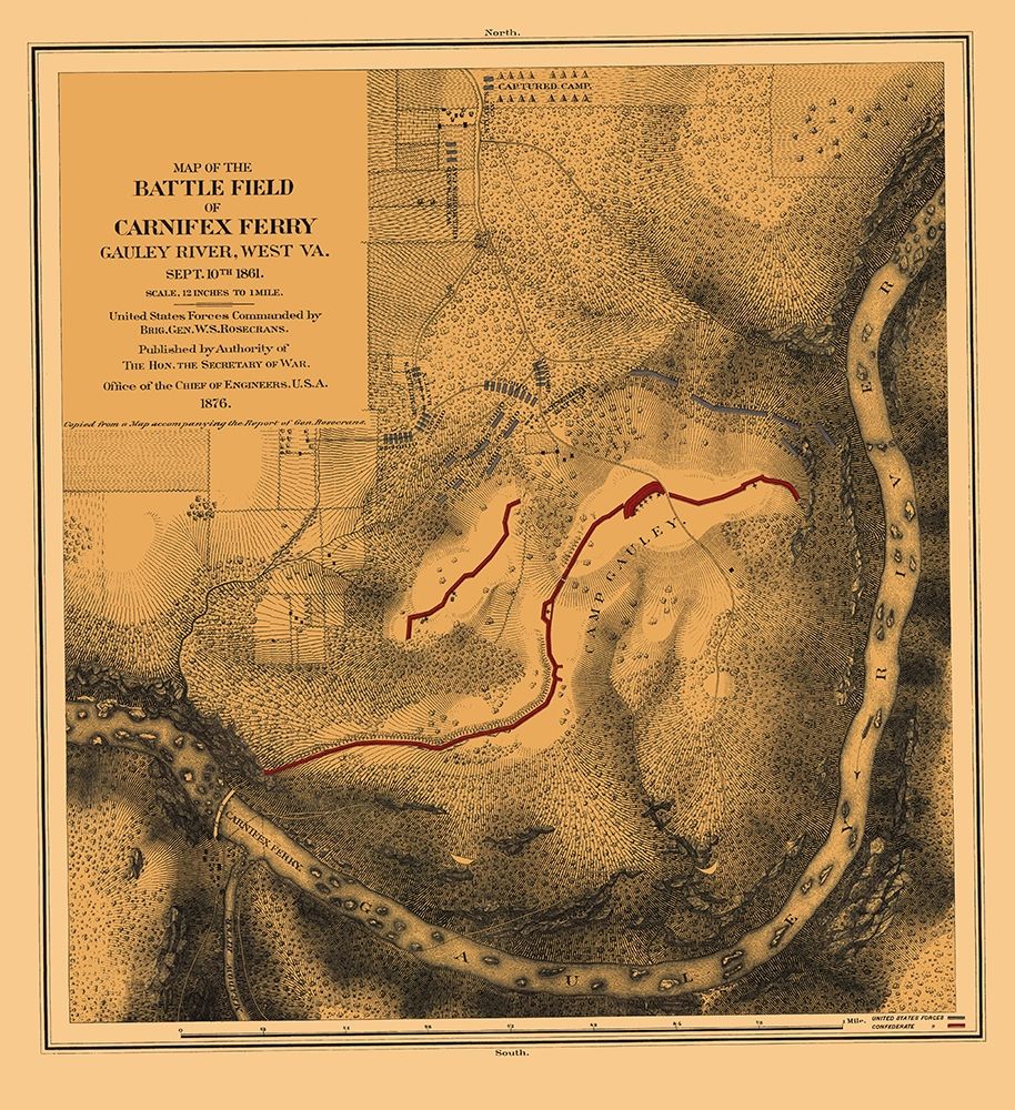 Battlefield Carnifex Ferry West Virginia art print by US Army Corps for $57.95 CAD