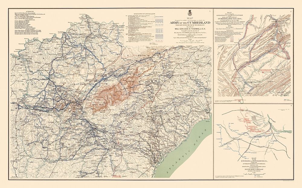 Army of Cumberland Campaigns - Ruger 1895 art print by Ruger for $57.95 CAD