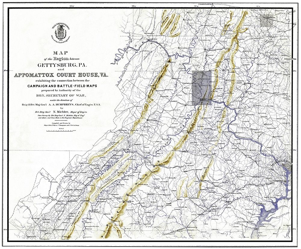 Gettysburg Pennsylvania Appomattox Court House art print by Weyss for $57.95 CAD