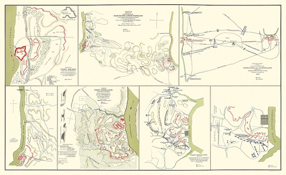 Fort Donelson Fort Henry Tennessee - McPherson art print by McPherson for $57.95 CAD