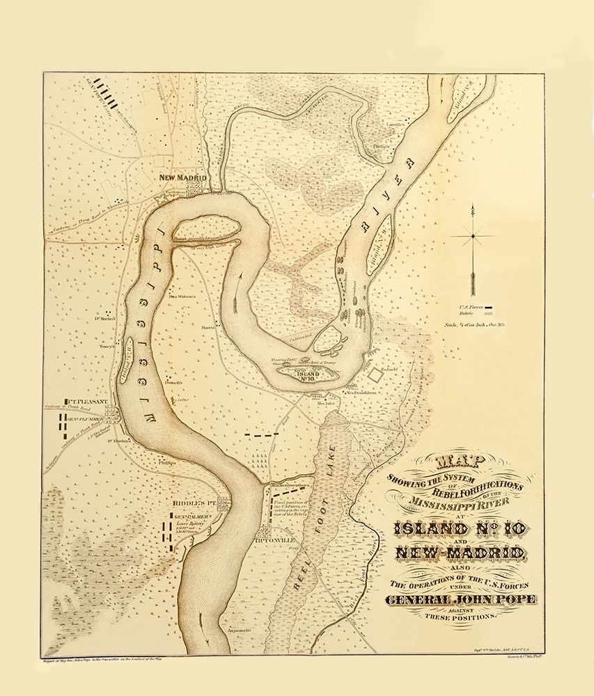 Mississippi River Island Number 10 New Madrid art print by Hoelcke for $57.95 CAD