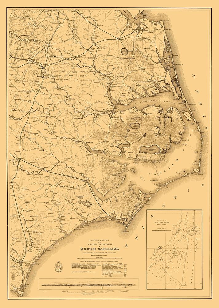 Eastern Portion North Carolina Military art print by Fillmore for $57.95 CAD