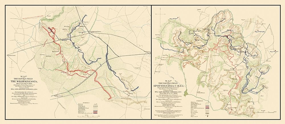Spotsylvania Wilderness Battlefields art print by Unknown for $57.95 CAD