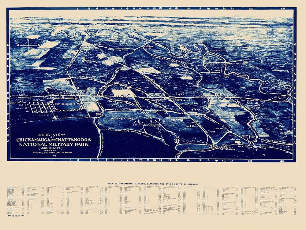 Chickamauga Chattanooga National Military Park art print by Shutting for $57.95 CAD