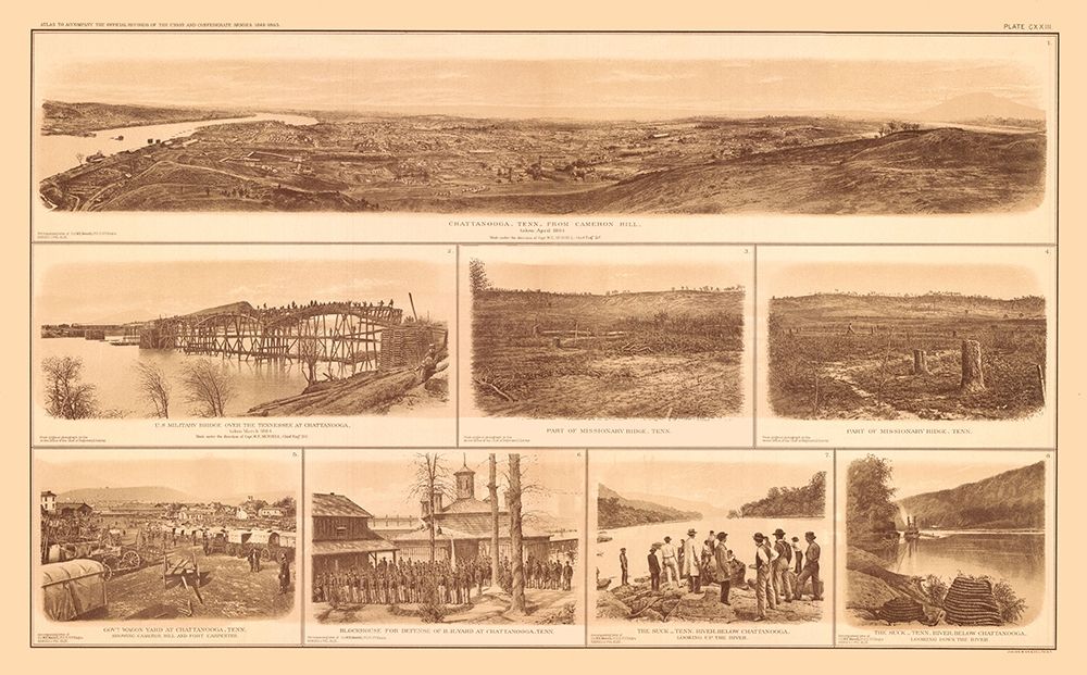 Chattanooga - Tennessee - Lamont 1894 art print by Unknown for $57.95 CAD
