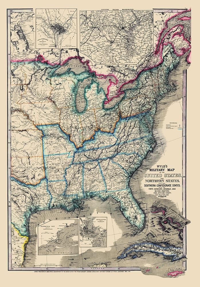 United States Military - Wyld 1861 art print by Wyld for $57.95 CAD