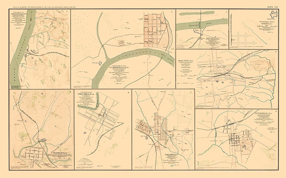 Defenses 9 Views - Bien 1894 art print by Bien for $57.95 CAD