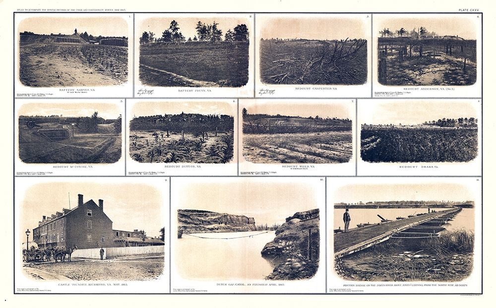 Battlefields of Virginia - Bien 1894 art print by Bien for $57.95 CAD