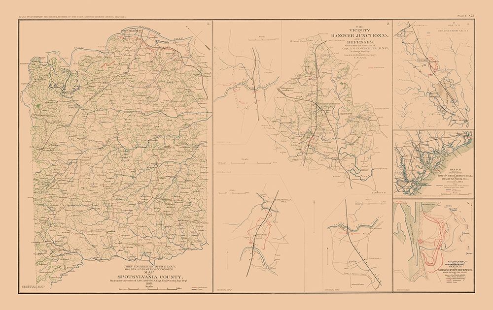 Spotsylvania County Hanover Junction art print by Campbell for $57.95 CAD