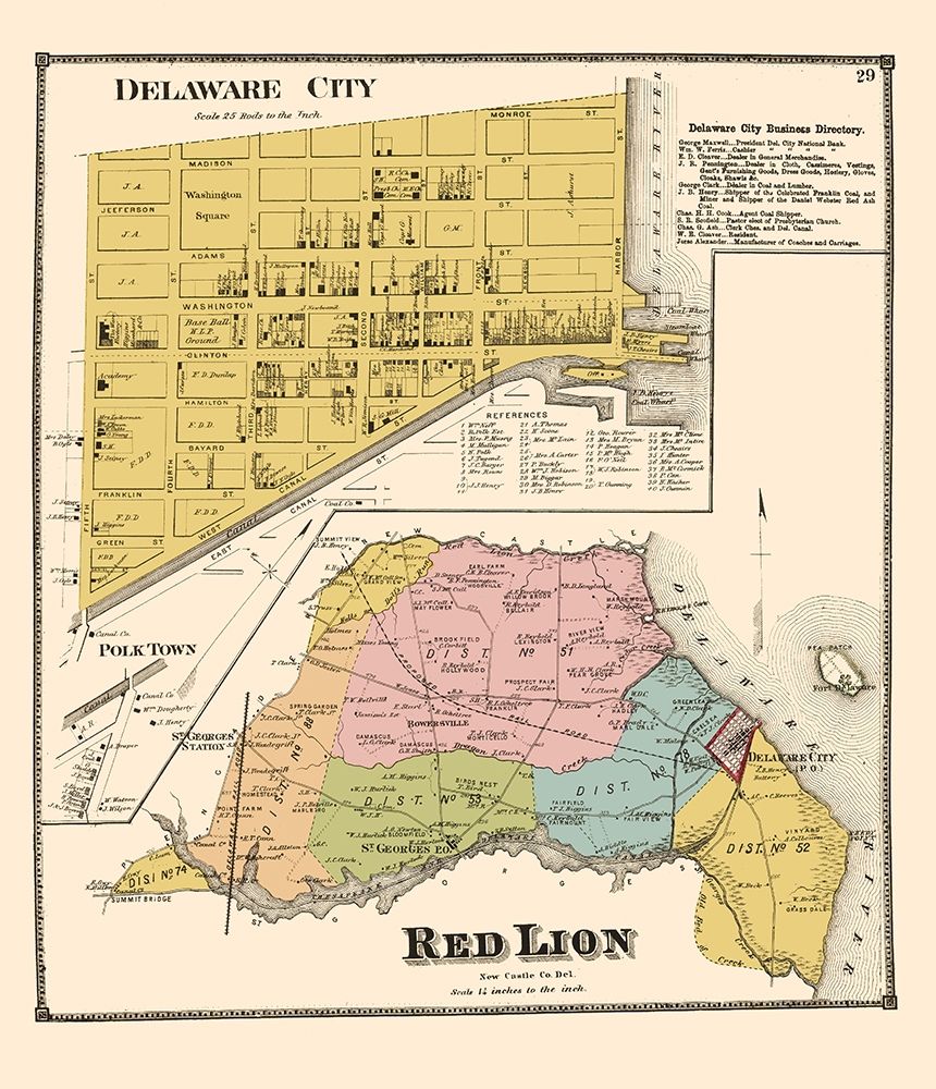 Delaware City, Red Lion Delaware Landowner art print by Beers for $57.95 CAD
