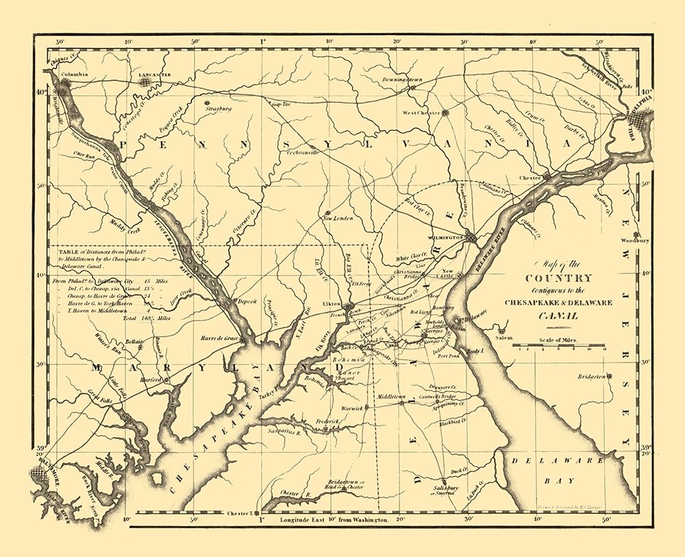 Delaware - Tanner 1824 art print by Tanner for $57.95 CAD