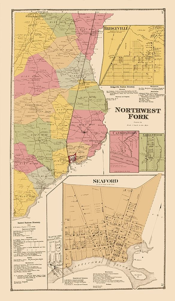 Fork, Bridgeville, Seaford Delaware Landowner art print by Beers for $57.95 CAD