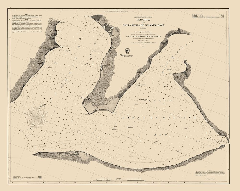 Escambia - USCS 1861 art print by USCS for $57.95 CAD