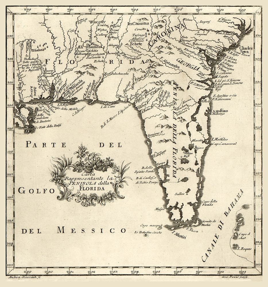 Florida - Scacciati 1763 art print by Scacciati for $57.95 CAD