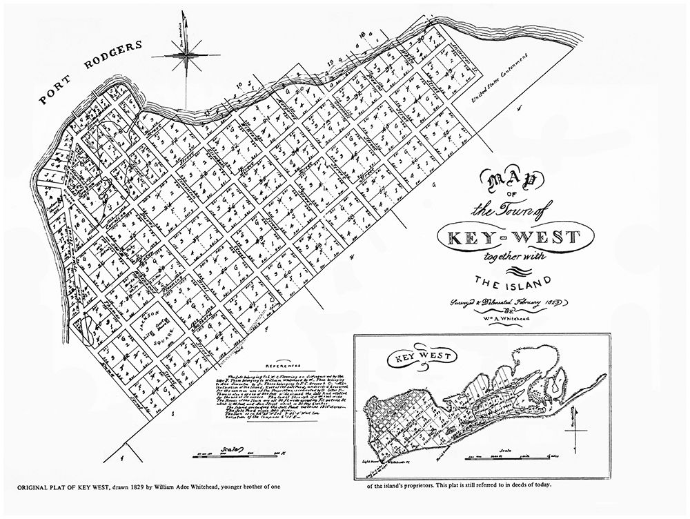 Key West Florida Landowner - Whitehead 1829 art print by Whitehead for $57.95 CAD