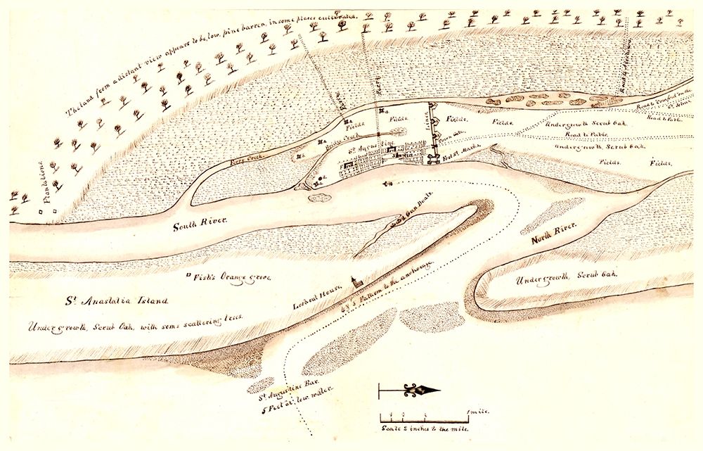 St Augustine Florida - Birch 1819 art print by Birch for $57.95 CAD