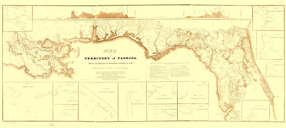 Territory of Florida Canal - Shift 1829 art print by Shift for $57.95 CAD
