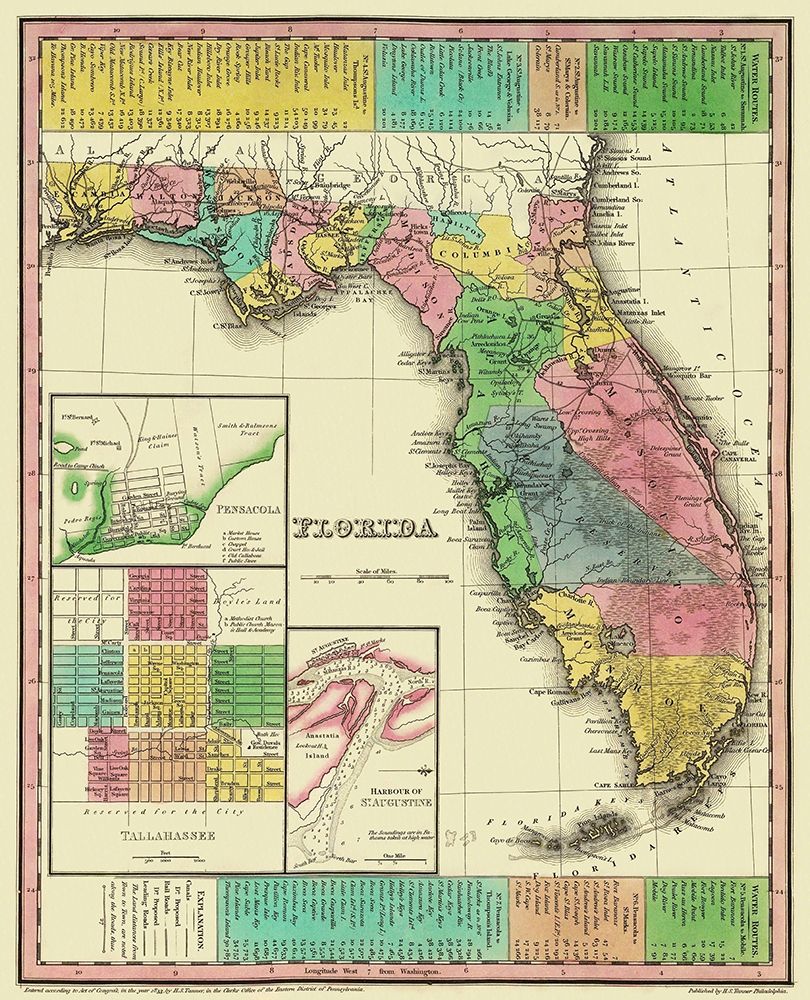 Florida - Tanner 1833 art print by Tanner for $57.95 CAD